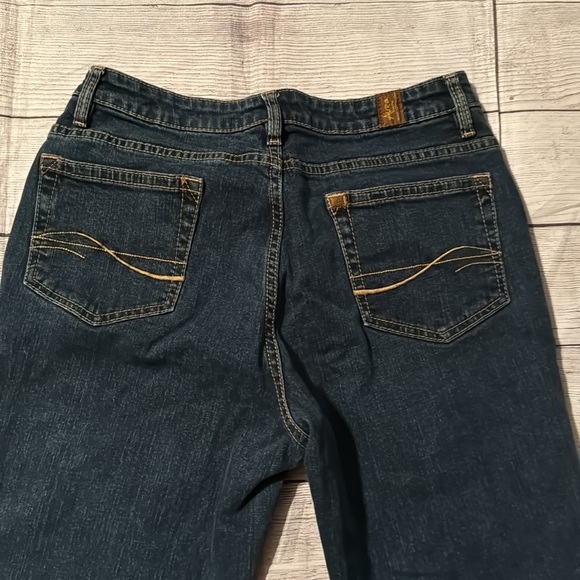 📢 Aura by Wrangler Medium/Dark Wash Jeans Size 10 Short - Picture 5 of 12